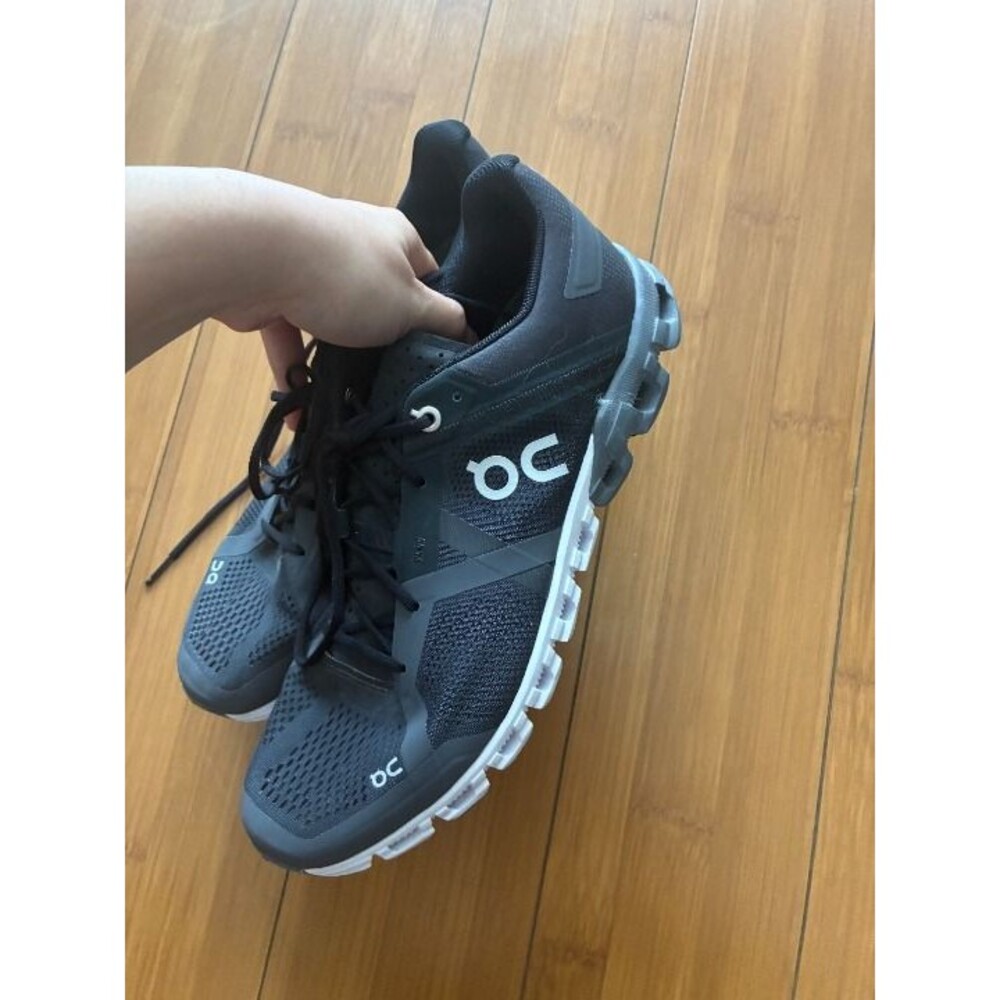 Men's ON Cloudflow Sneakers Black | Asphalt Size US 8